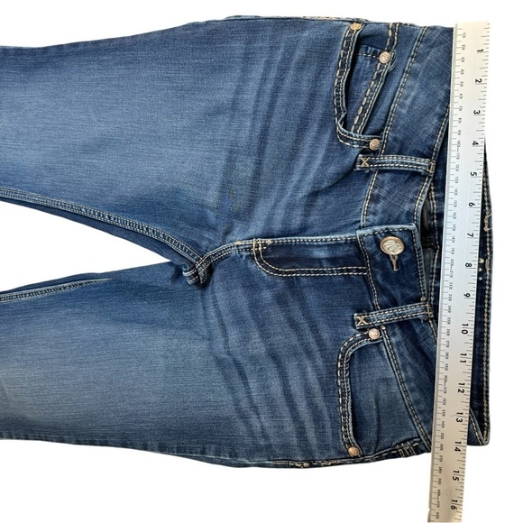 Wrangler Retro Mae Denim Mid Rise Bootcut Western Cowgirl Jeans Size 5/6 - Picture 6 of 8